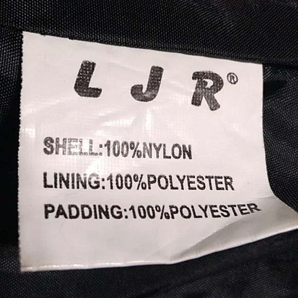 RARE! LJR JR Puffer Coat Zip/Snap Button Closure Sz.L - Picture 14 of 15
